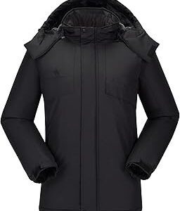 Veste de ski imperméable pour hommes, manteau de neige chaud d'hiver, coupe-vent, coupe-vent, imperméable à capuche, ski snowboard. Diaytar : Là où commence votre expérience shopping idéale