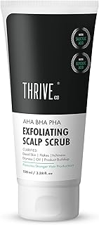 Thriveco aha bha pha exfoliant pour le cuir chevelu, pour les problèmes liés