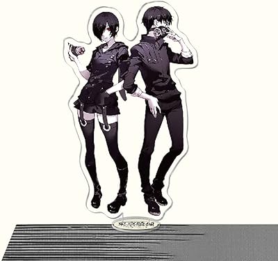 Présentoir de figurines en acrylique pour tokyo ghoul kaneki ken&touka kirishima anime, support de personnage, modèle de portrait, ornement de bureau, collection, 16 cm. Diaytar : La plateforme qui démocratise le shopping en ligne au Sénégal