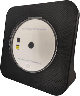 Lecteur cd portable avec haut-parleurs bluetooth de bureau haut-parleurs hi-fi
