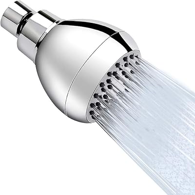 Pomme de douche haute pression de 3 pouces anti-colmatage et fuite, pomme