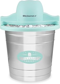 Elite gourmet eim308l machine à glace et sel gemme de 4 litres