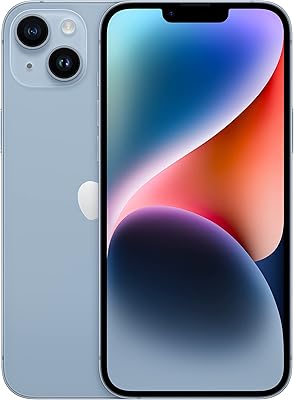 Le nouvel iphone 14 plus d'apple (256 go) - bleu