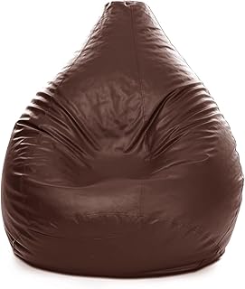 Pouf poire en plastique pvc lux decora avec rembourrage, taille 90 x 80