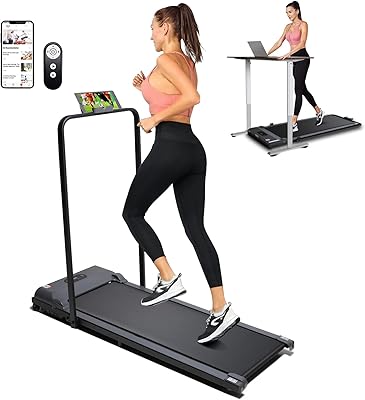 Tapis roulant 2 en 1 sous le bureau, tapis roulant pliable portable