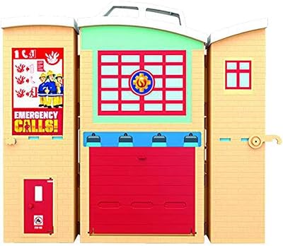 Coffret de jeu sam le pompier du centre de secours, figurine et accessoires