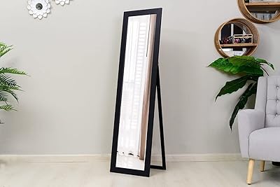 Miroir cheval pan imerat pristine, noir - 41 x 151 cm