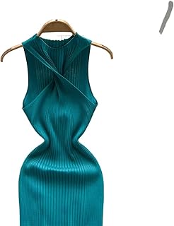 Pulls surdimensionnés pour femmes dos ouvert robe tricotée sexy été