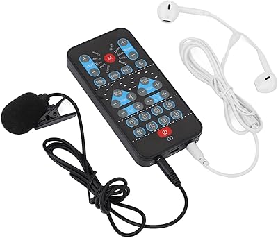 Mini changeur de voix portable avec 8 effets sonores et table de mixage