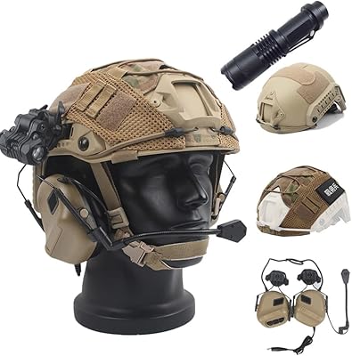 Ensemble de casque tactique fast, équipement de jeu en plein air avec casque