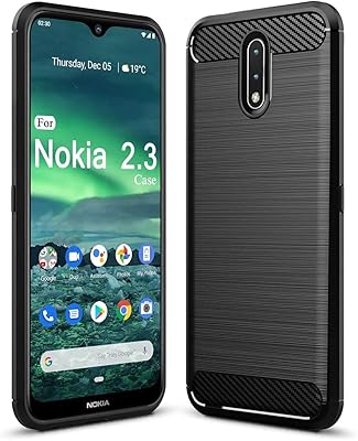 Coque de protection pour nokia 2.3 (6,2 pouces) en silicone souple brossé au