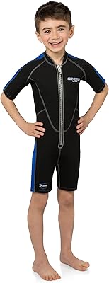 Cressi lido junior shorty maillot de bain 2mm premium néoprène, plongée, snorkeling, sports
