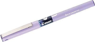 Stylo à bille ultra fin pilot v5 hi-tec point violet