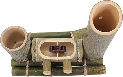 Fontaine d'eau en bambou pour jardin zen général, fontaine d'eau d'intérieur pour bureau