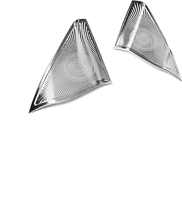 2 pièces de garniture de couverture de haut-parleur de porte avant pour mercedes