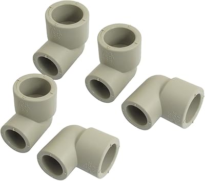 Raccords de tuyaux pbr coudés à 90 degrés zuidigo de 25 mm à