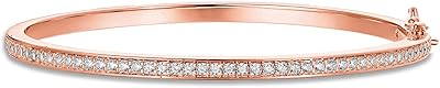 Bracelet de tennis classique plaqué or 14 carats avec zircone cubique | bracelets