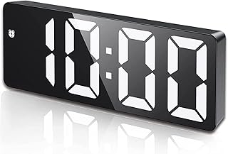 Réveil numérique intelligent à led : horloge de nuit électrique avec 3