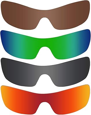 Lentilles de remplacement polarisées fiskr pour lunettes de soleil oakley bat wolf, paquet