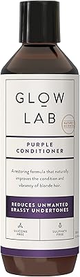 Après-shampooing glow lab purple améliore la longévité de la couleur
