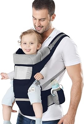Porte-bébé ergonomique siusi avec siège de hanche et sac kangourou souple pour nouveau-nés