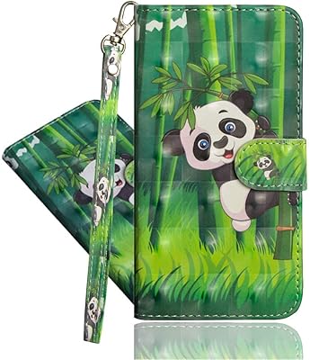Imeikonst étui portefeuille pour oppo a53 / oppo a53s avec porte-cartes, placage 3d
