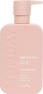 Shampoing lisse monday hair care 12 oz pour cheveux crépus rêches