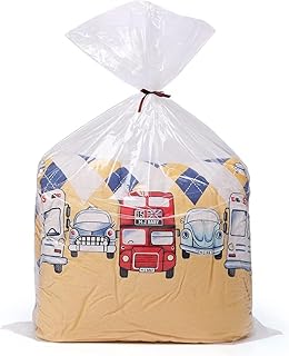 Goodrun sacs de rangement en plastique transparent extra large taille 100