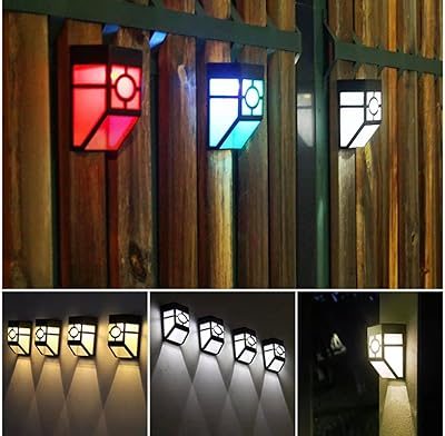 Kit de lampes solaires led de jardin extérieur étanche pour cour, escaliers, allée