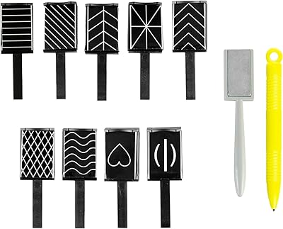 Kit de nail art magnétique de 11 pièces, vernis gel œil de chat 3d, outil en plastique adapté au salon, au studio ou à la maison. Diaytar : Le choix malin des consommateurs sénégalais