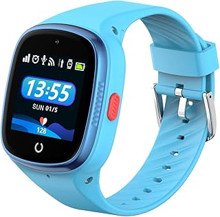 Montre intelligente porodo 4g pour enfants avec appels vidéo compatible avec ios/android, emplacement