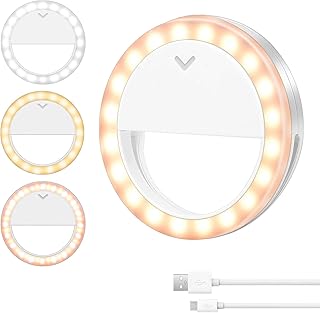 Anneau led pour selfie adapté pour ordinateur portable appareil photo photographie vidéo