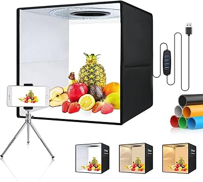 15.75" 40cm boîte à lumière de studio de photographie portable blanche pliable