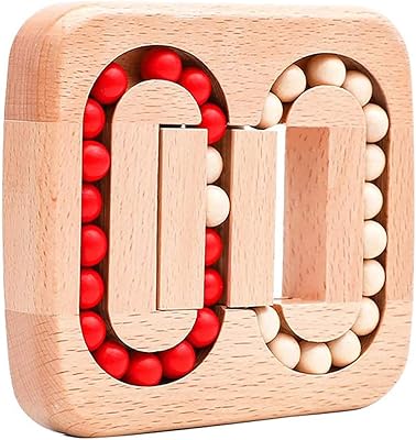 Verrouillage de puzzle de labyrinthe de boules en bois, jeu de puzzle