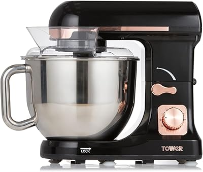 Mélangeur tour sur socle t12033rg 3 en 1, capacité 5 litres, 6 vitesses