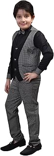 Ensemble de vêtements pour garçons, robe 3 pièces pour garçons, ensemble manteau, pantalon