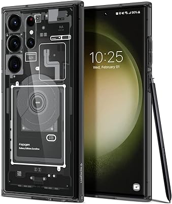 Coque spigen ultra hybrid conçue pour samsung galaxy s23 ultra (2023) - zero