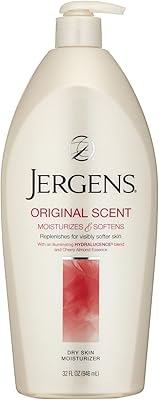 Pompe hydratante pour peau sèche jergens original scent 32 oz (946 ml) (paquet