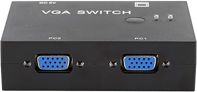Adaptateur vidéo viga, adaptateur vga 2 ports répartiteur vga pour moniteurs d'ordinateur