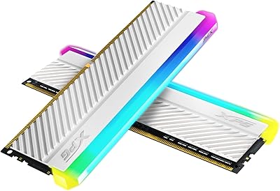 Kit mémoire xpg gammix d45g rgb ddr4 4133 mhz 16 go
