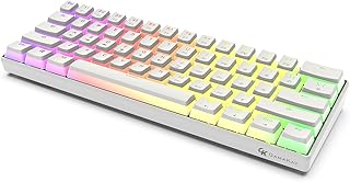 Clavier de jeu mécanique filaire gamakay mk61 clavier compact gateron brioche