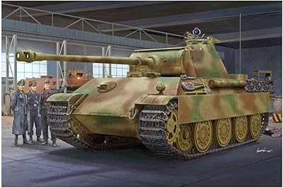 Maquette en plastique 1/16 panther g, trumpeter late edition, multiple