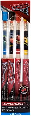 Scentco disney pixar cars 3 smencils paquet de 4 crayons parfumés