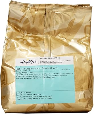 Bubbly grape bubble tea 2 en 1 en poudre taiwan 1kg
