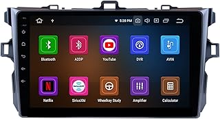 Lecteur multimédia de voiture pour toyota corolla 2008-2013 avec système android