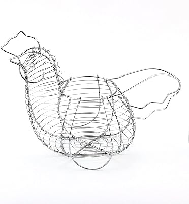 Panier à œufs de poule the white shop - panier à poulet décoratif
