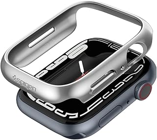 Coque spigen slim conçue pour apple watch series 8/7 (45 mm) - graphite
