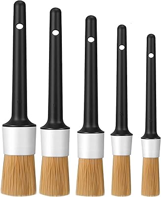 Jeu de brosses de nettoyage de voiture, 5 pièces, brosse de nettoyage