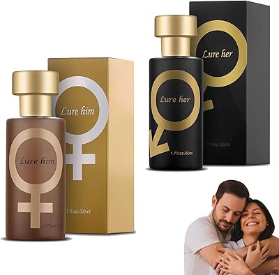 Parfum capillaire lure pour homme - cologne aux phéromones golden lore pour homme