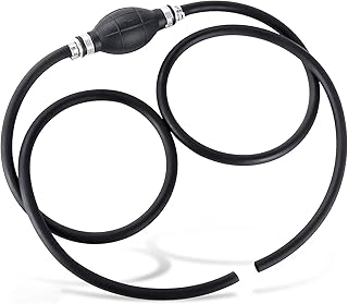 Pompe de transfert de carburant à siphon abnauk avec tuyau de conduite